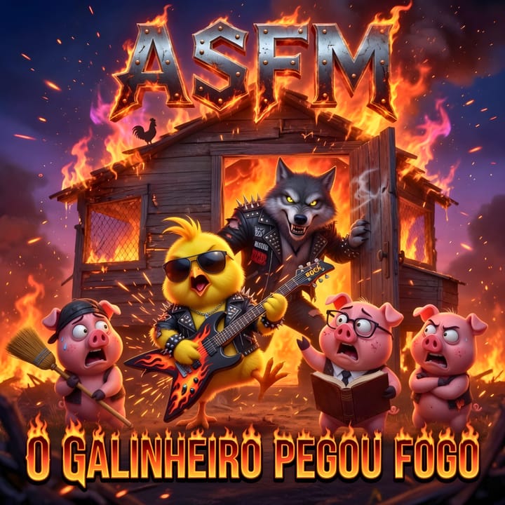 O Galinheiro Pegou Fogo - Lançamento