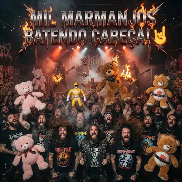 MIL MARMANJOS BATENDO CABEÇA! 🤘🧸🔥